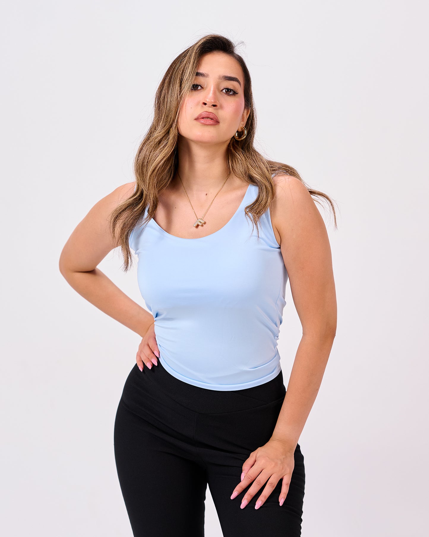 LIGHT BLUE TANK TOP
