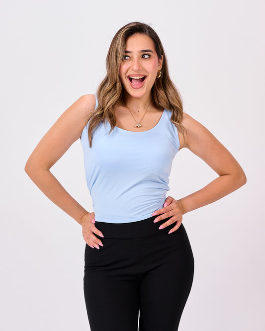 LIGHT BLUE TANK TOP