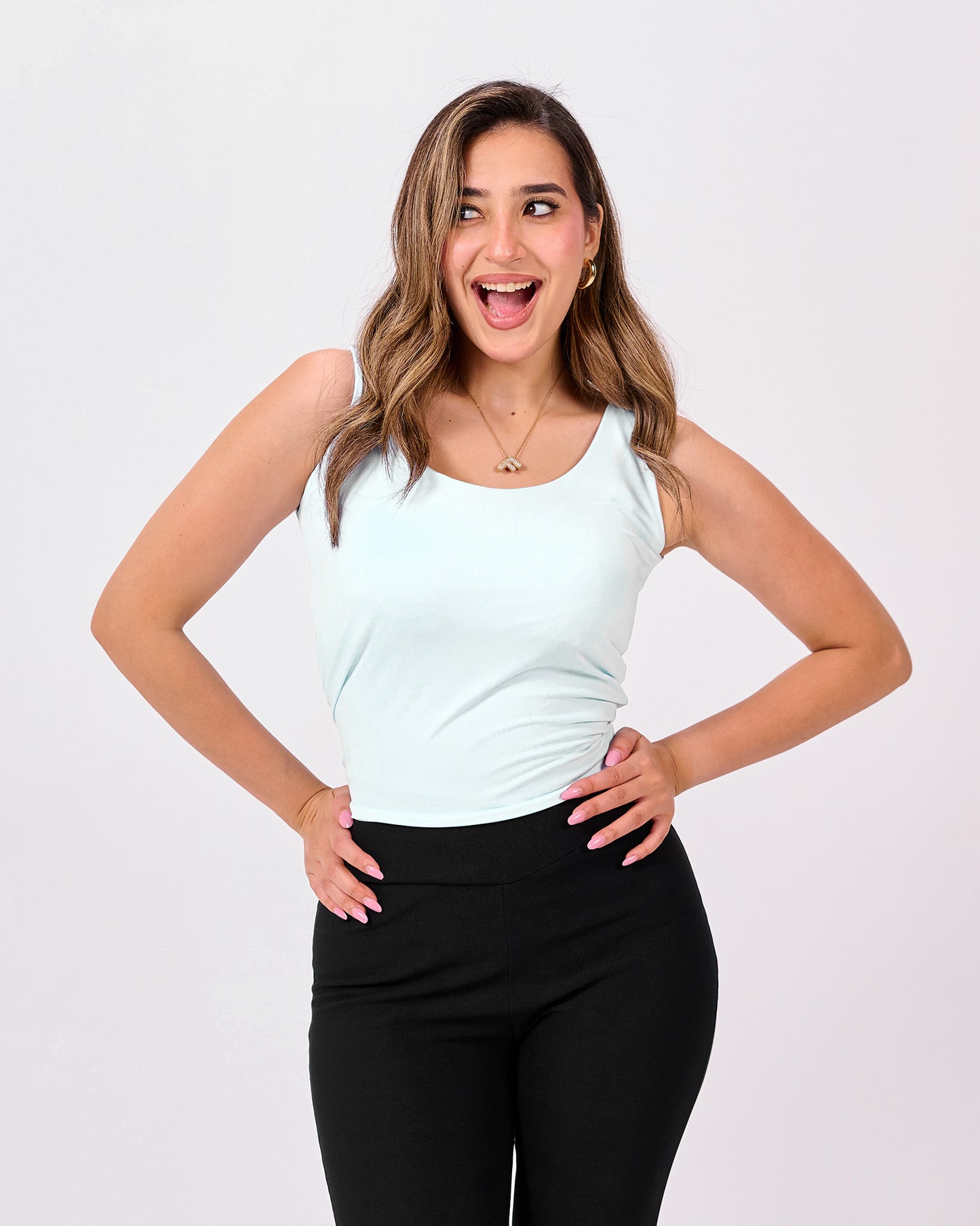 WHITE TANK TOP