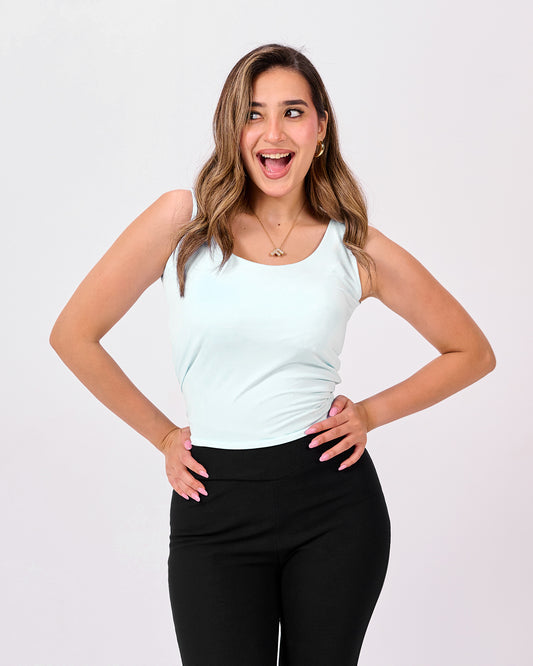 WHITE TANK TOP