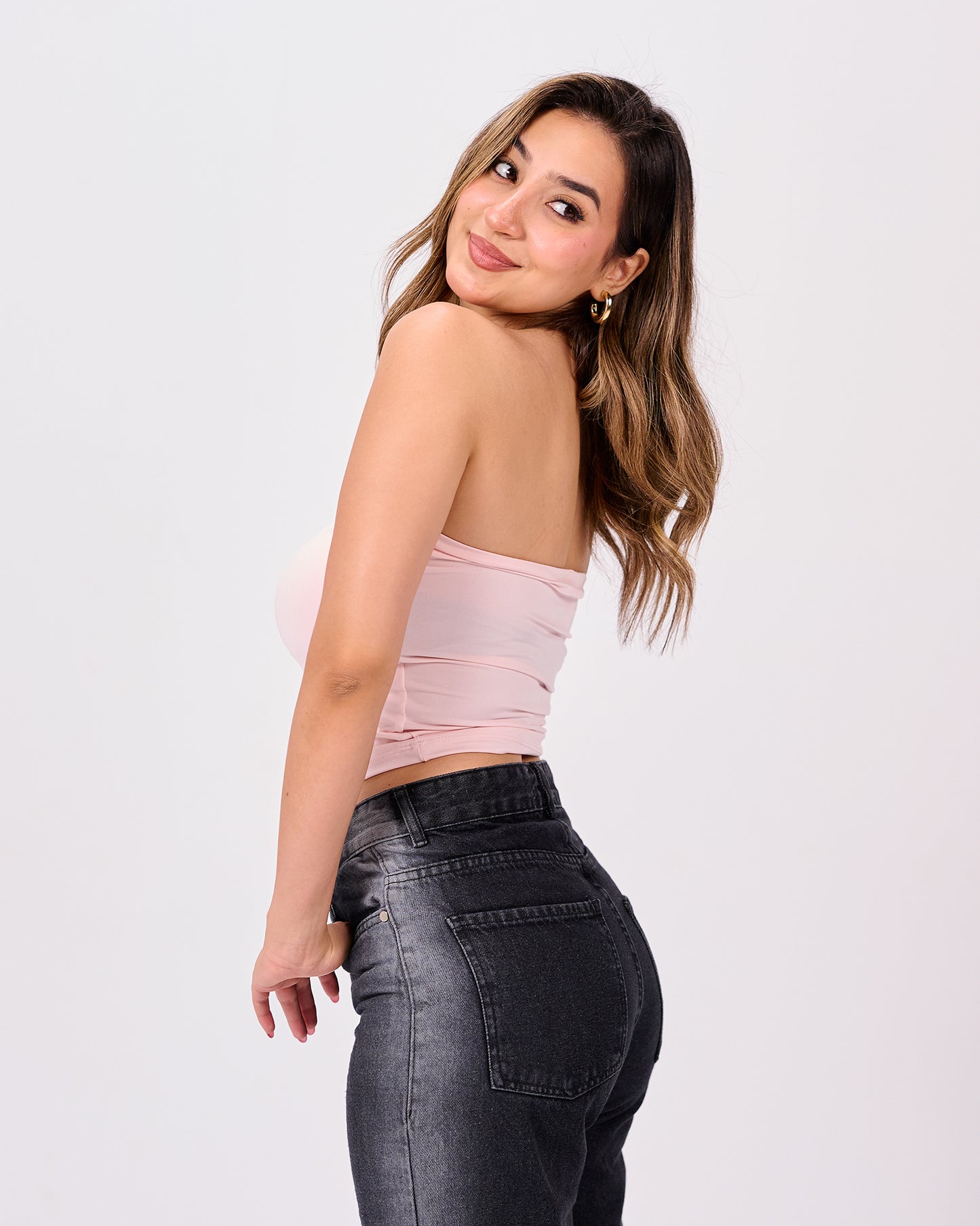 LIGHT PINK TUBE TOP